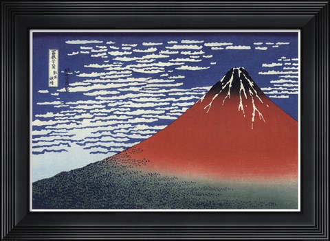 Framed Red Fuji Print