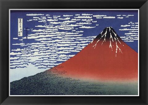 Framed Red Fuji Print