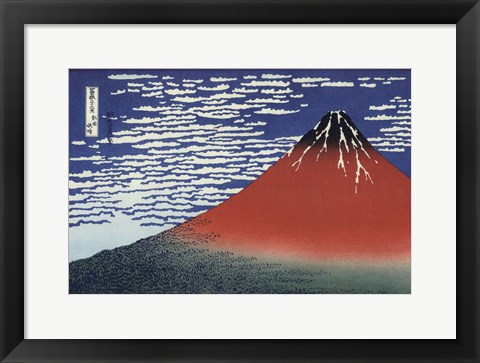 Framed Red Fuji Print