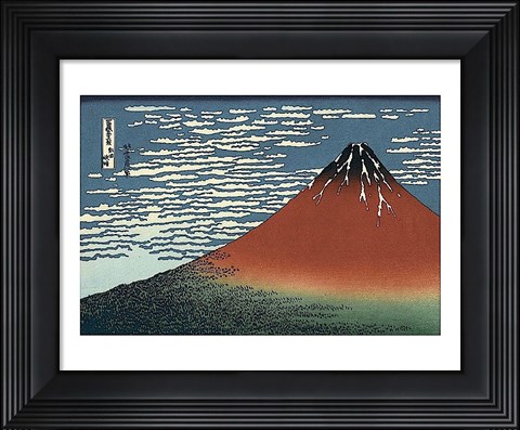 Framed Red Fuji Print