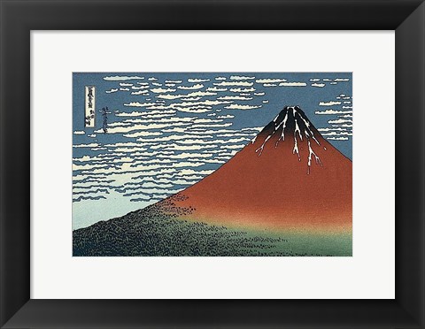 Framed Red Fuji Print