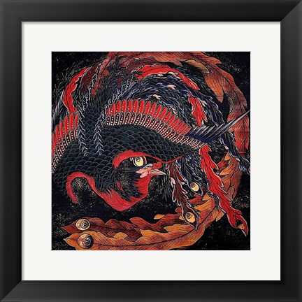 Framed Phoenix Print