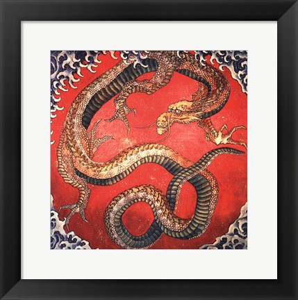 Framed Dragon Print