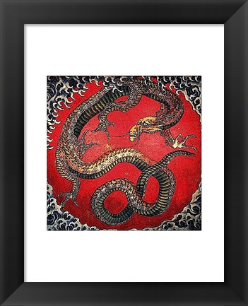 Framed Dragon Print