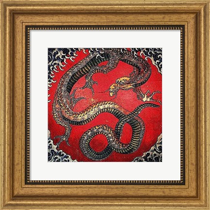 Framed Dragon Print