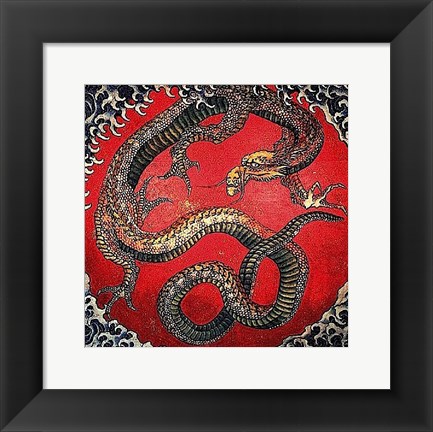 Framed Dragon Print