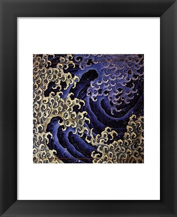 Framed Masculine Wave Print