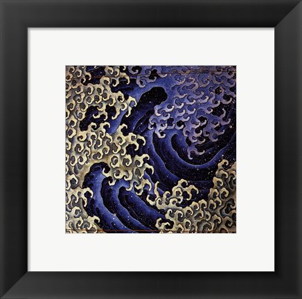 Framed Masculine Wave Print