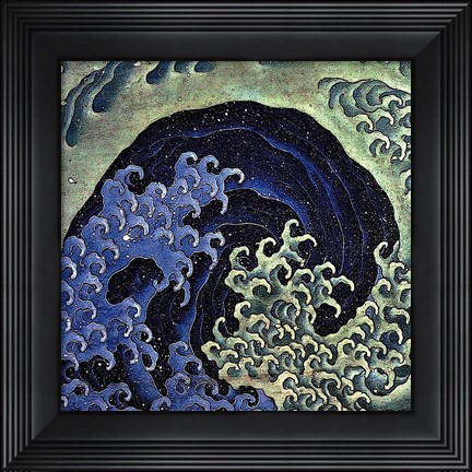 Framed Feminine Wave Print