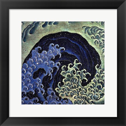 Framed Feminine Wave Print