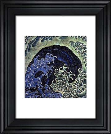 Framed Feminine Wave Print