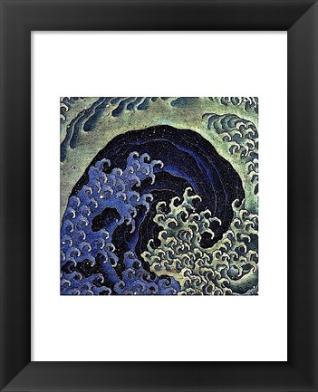 Framed Feminine Wave Print