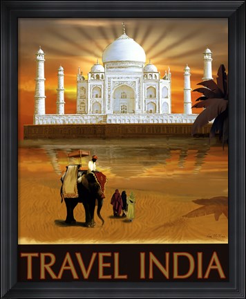 Framed Travel India Print