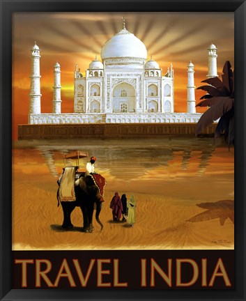 Framed Travel India Print