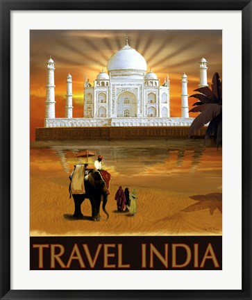 Framed Travel India Print