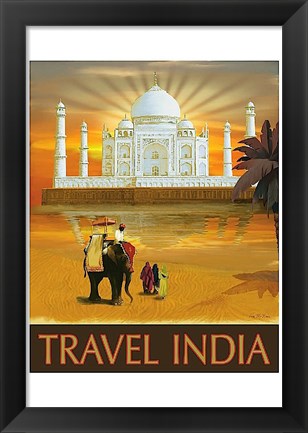 Framed Travel India Print