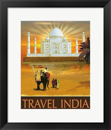 Framed Travel India Print