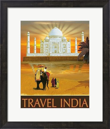 Framed Travel India Print