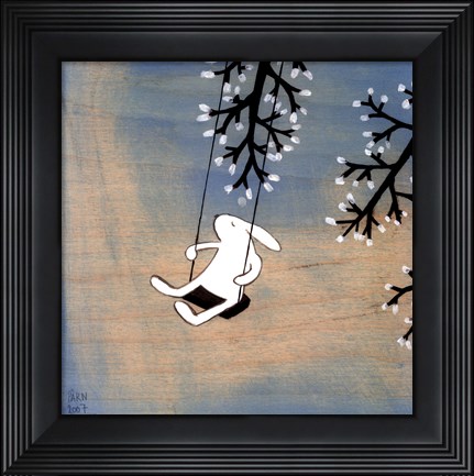 Framed Follow Your Heart- Swinging Quietly Print