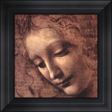 Framed Testa di Faniciulla Detta (detail) Print