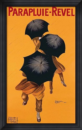 Framed Parapluie Revel Print