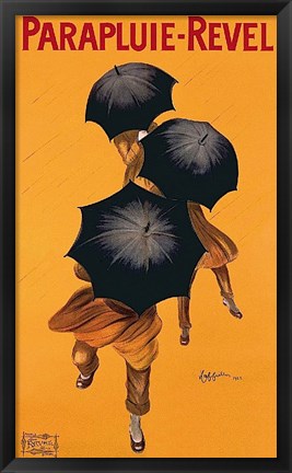 Framed Parapluie Revel Print