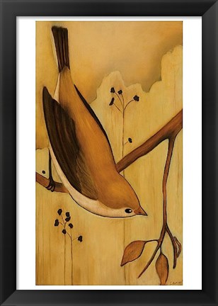 Framed Bird III Print