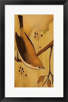 Framed Bird III Print