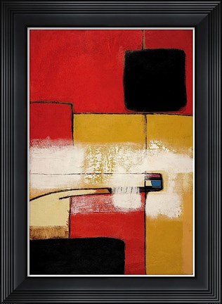 Framed Linear Language I Print