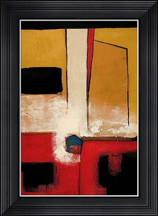 Framed Linear Language II Print