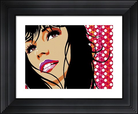 Framed Smile Print