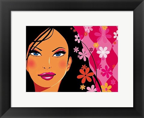 Framed Flower Power Print