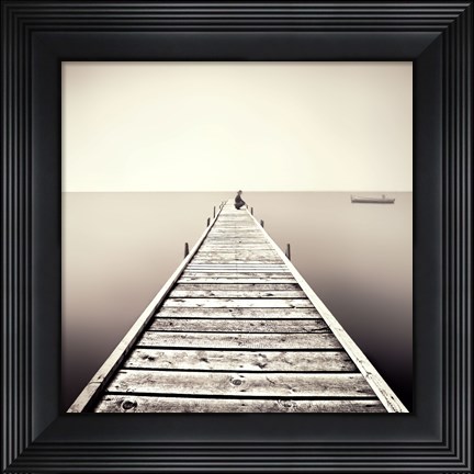 Framed Waiting... Print