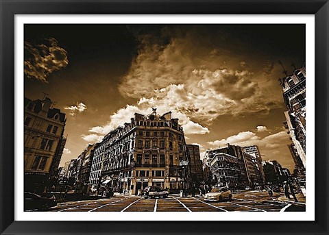 Framed Smithfield, London Print