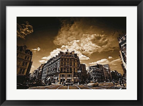 Framed Smithfield, London Print