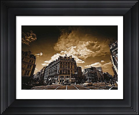 Framed Smithfield, London Print