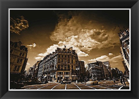 Framed Smithfield, London Print