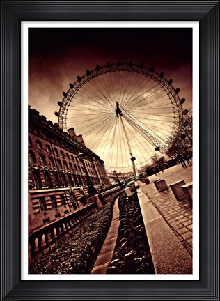 Framed London Eye Print