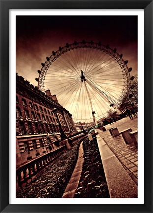 Framed London Eye Print