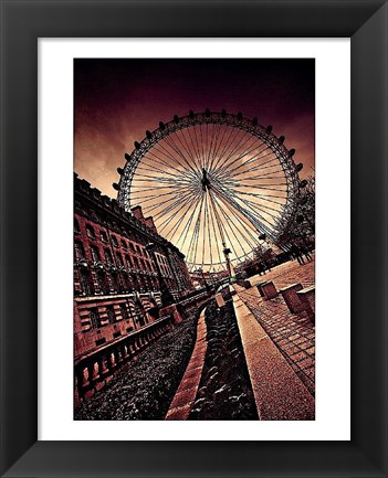 Framed London Eye Print