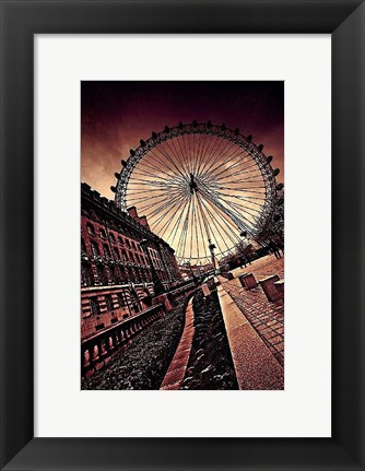 Framed London Eye Print