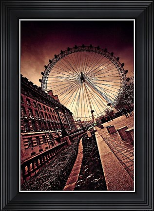 Framed London Eye Print