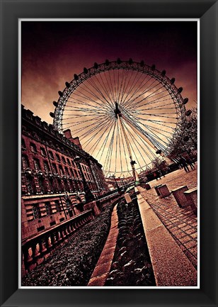 Framed London Eye Print