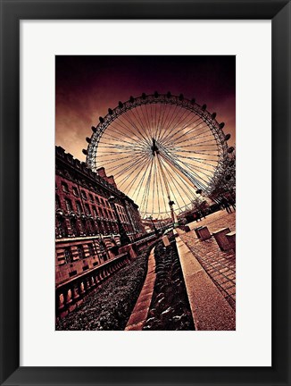 Framed London Eye Print