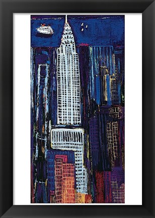 Framed New York Skyline Print