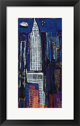 Framed New York Skyline Print