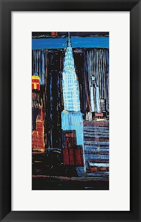 Framed Manhattan Skyline Print