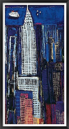 Framed New York Skyline Print