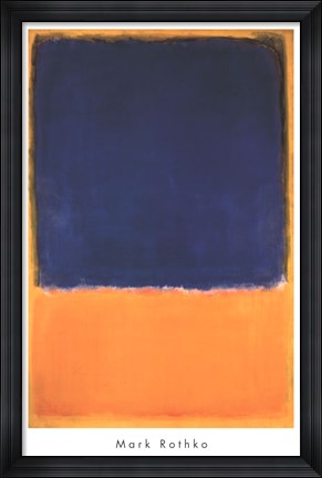 Framed Untitled, 1950 - blue Print
