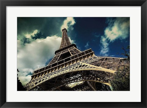 Framed Eiffel Tower (horizontal) Print